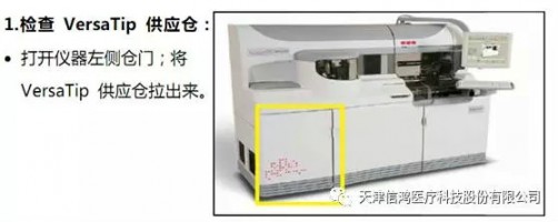 全自動(dòng)生化免疫分析儀V5600便攜手冊(cè)摘選 ——吸頭供應(yīng)倉(cāng)模塊